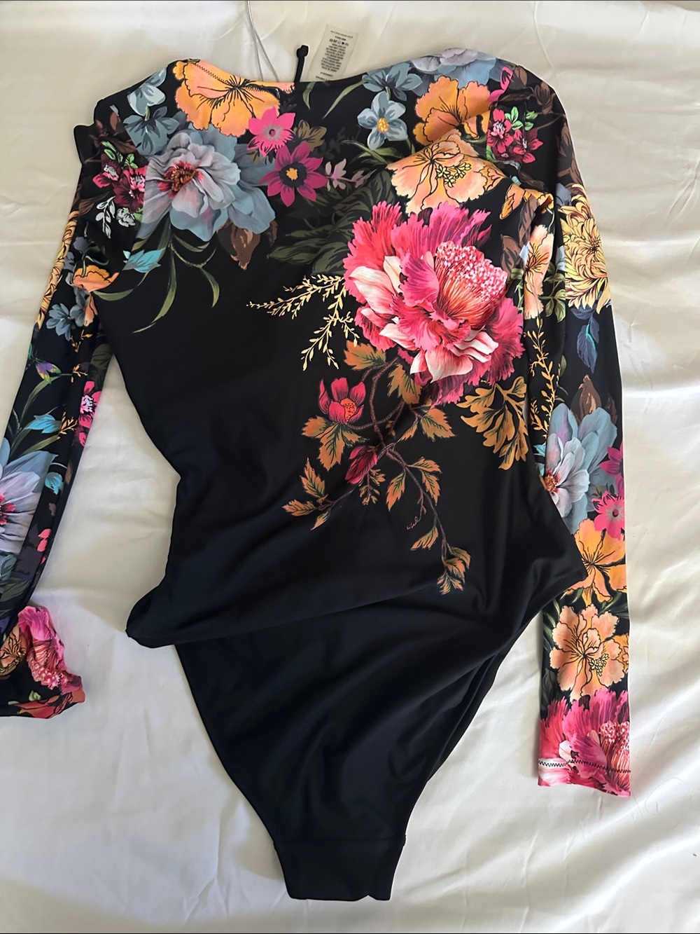 NWT Johnny Was Baccara Tie Front Surf Swimsuit - Picture 6 of 7